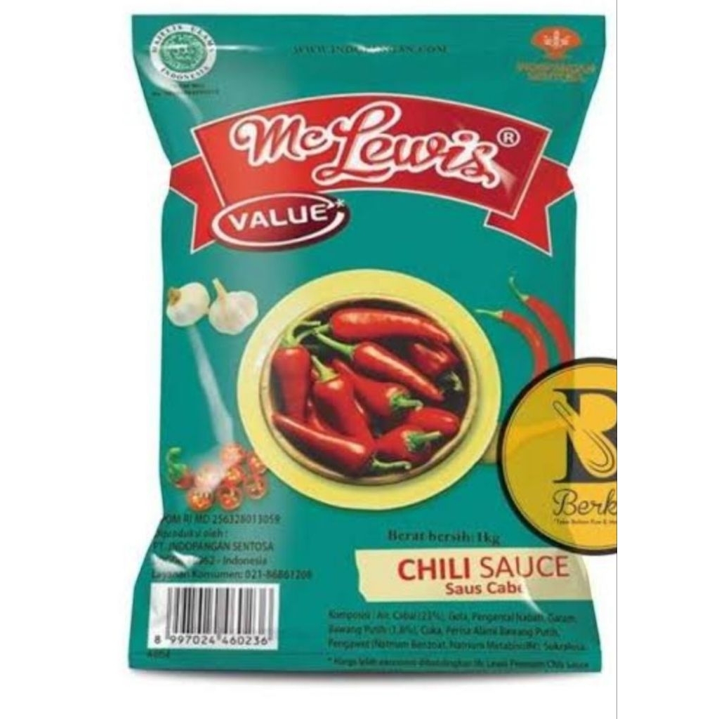 

saus sambal MC lewis 1 kg