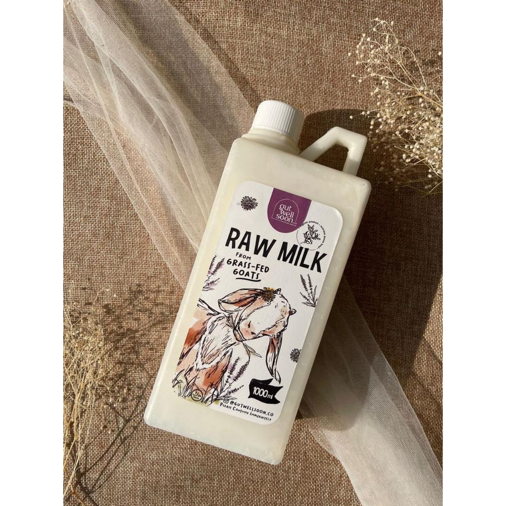 

Raw Goat Milk / Susu Kambing Murni Grassfed Goat Organic Gut Well Soon