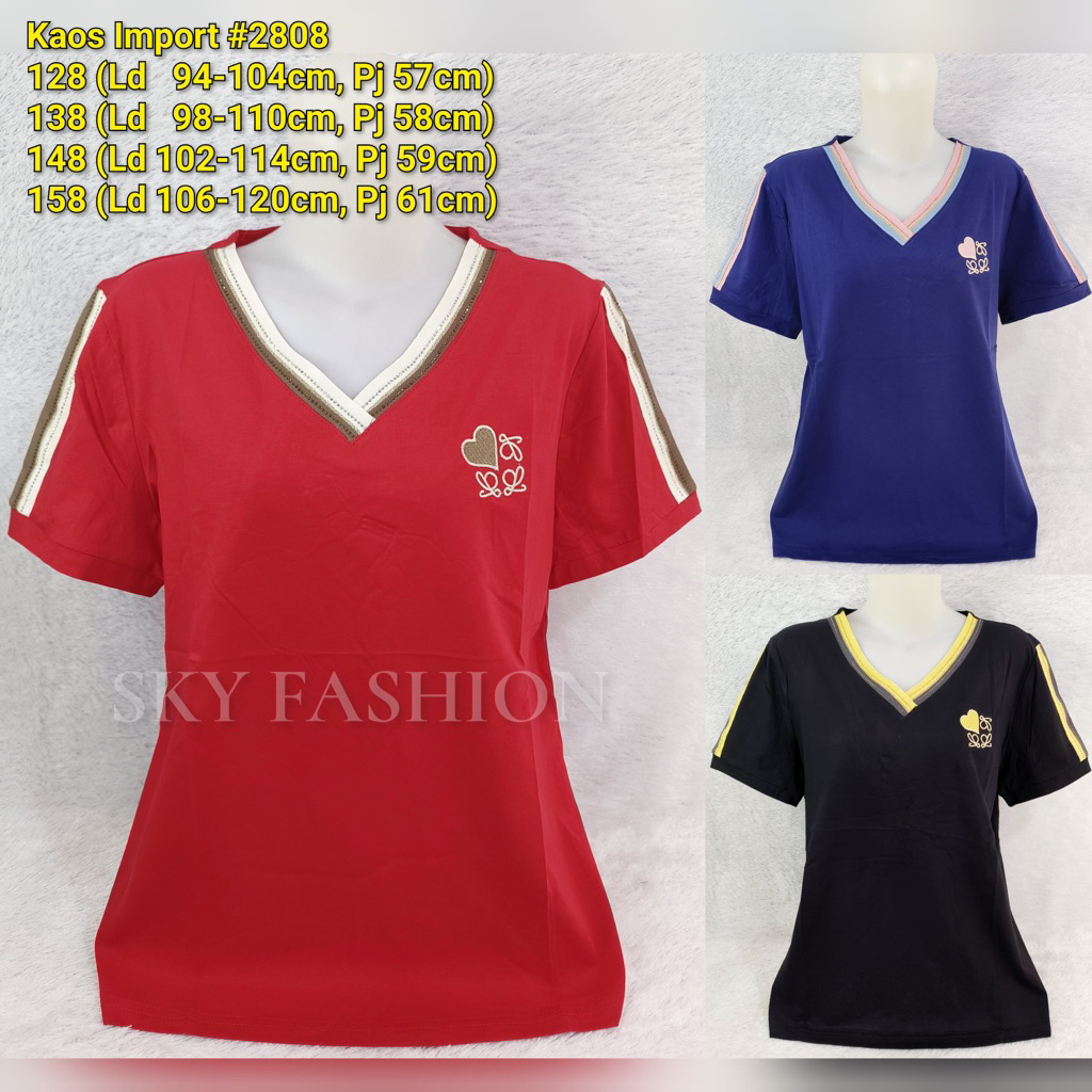 BLOUSE BANGKOK IMPORT/ ATASAN KAOS IMPORT