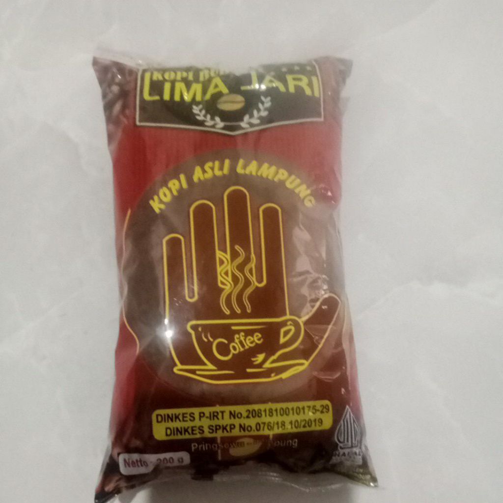 

kopi bubuk cap 5 jari