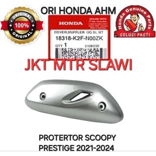 18318-K2F-N00 tutup knalpot cover knalpot tameng knalpot scoopy K2F asli honda