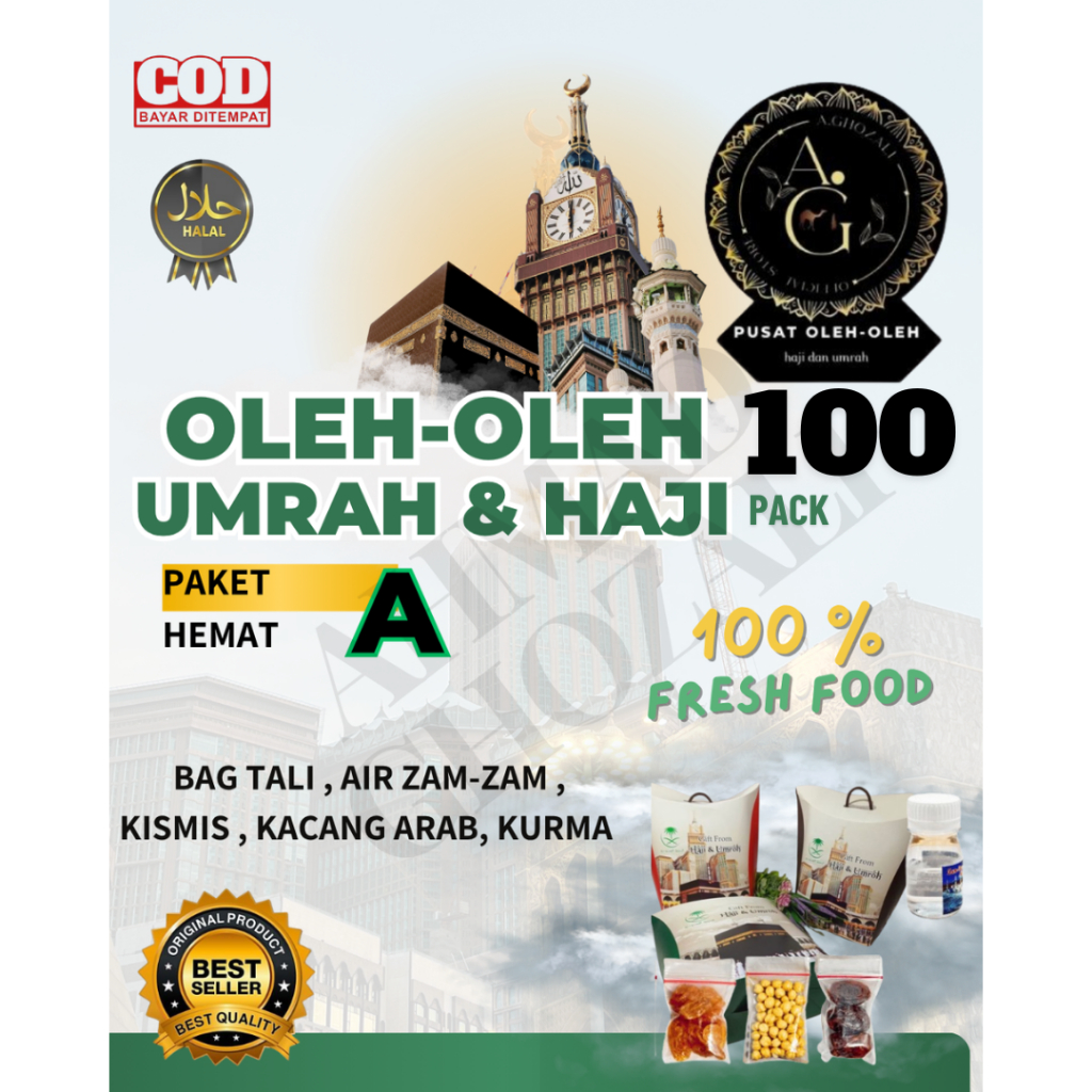 

PAKET HEMAT OLEH OLEH HAJI DAN UMRAH 100 PACK PALING MURAH DAN TERLARIS 2025