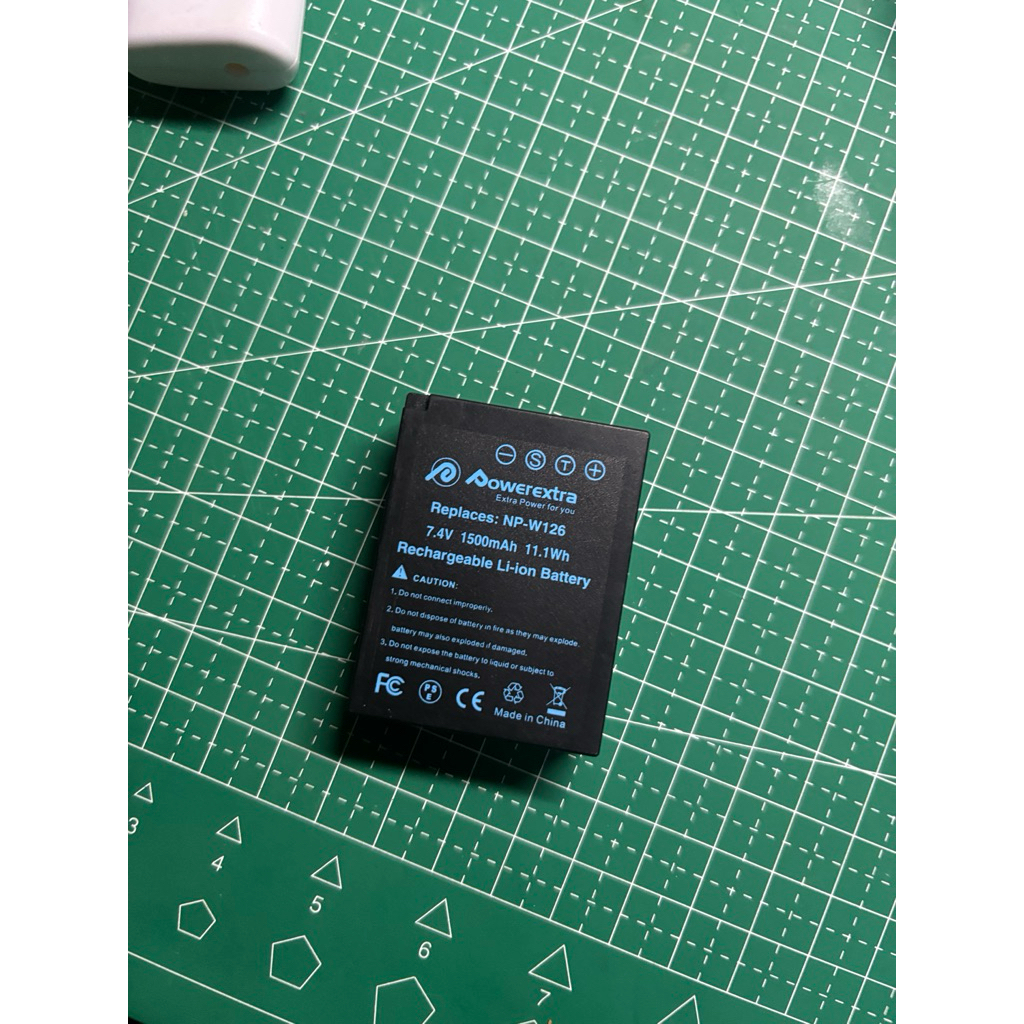 Baterai Powerextra NP-W126 Untuk Fujifilm XT1 XT2 XT3 Second