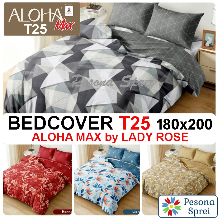 BEDCOVER ALOHA 180x200 / BEDCOVER ALOHA KING / BEDCOVER SET 180x200 ALOHA