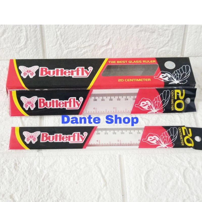 

Penggaris 20 cm Butterfly ( per Pcs )