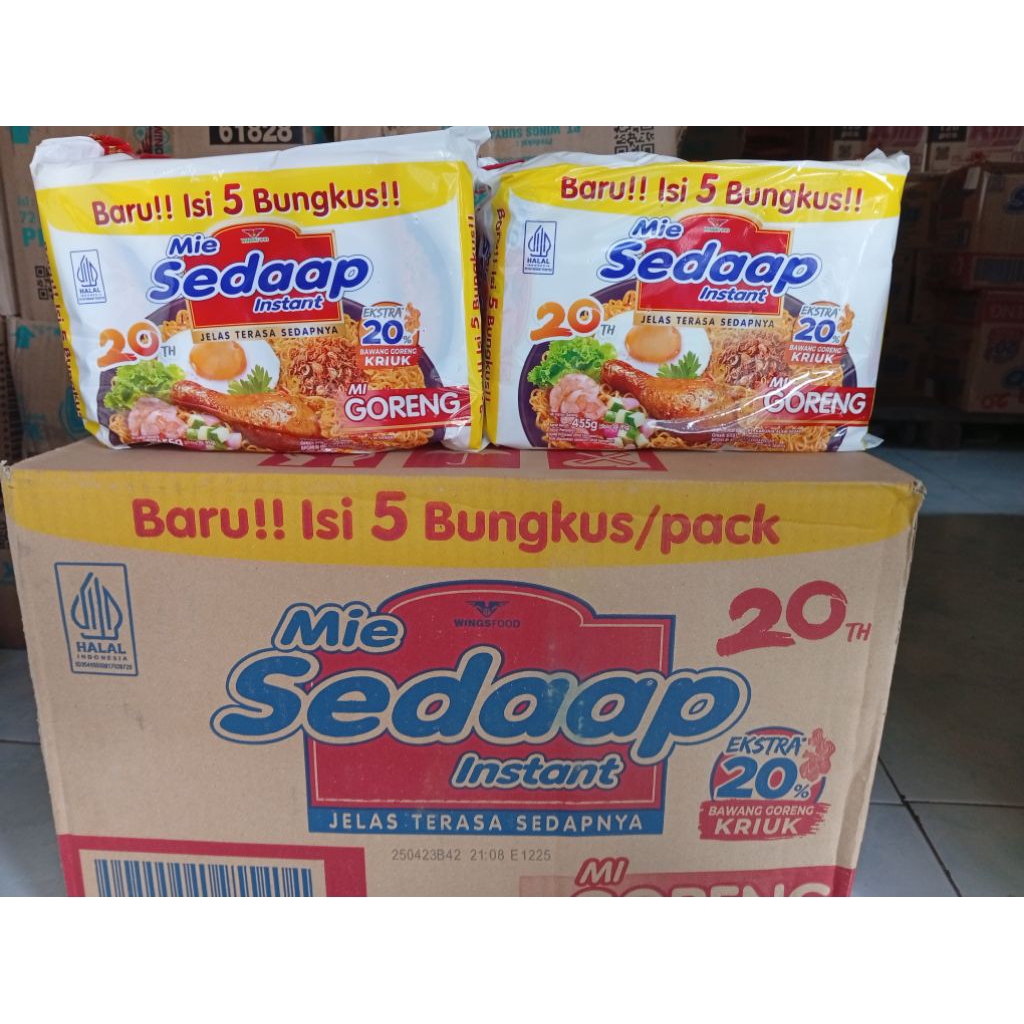 

MIE SEDAAP GORENG PACK KEMASAN KARTON