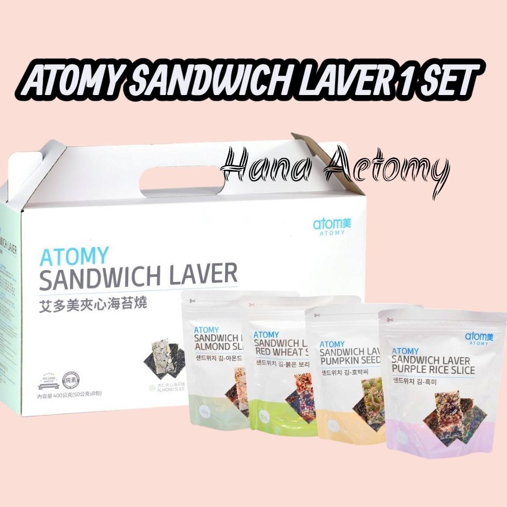 

Hana Aetomy - sandwich laver 1set ~atomyi~ makanan ringan berprotein