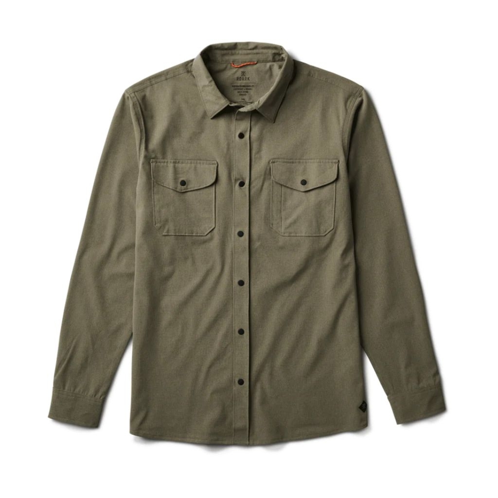 ROARK Bless Up Tech Stretch Shirt kemeja lapangan cepat kering quickdry