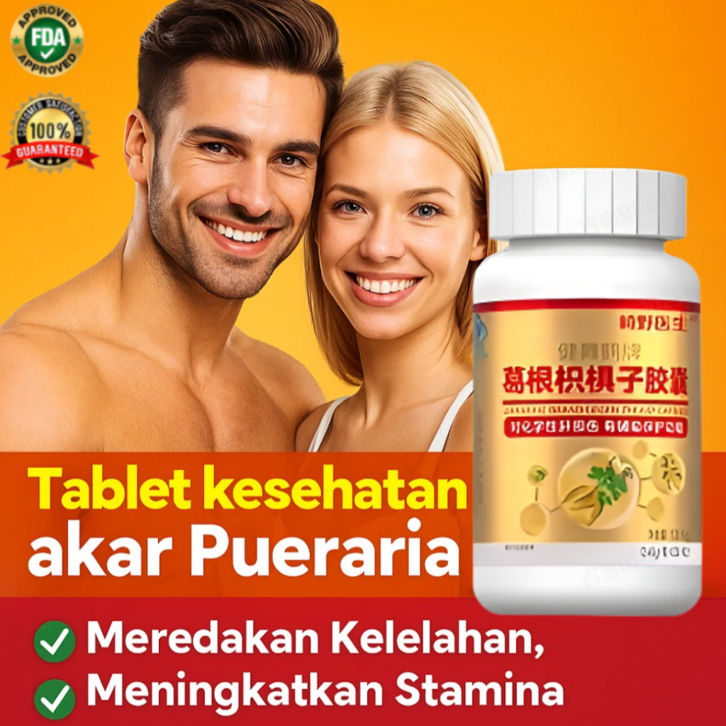 ✅❤️【COD】 Diskon Terbatas！Kapsul Pueraria Dulcis Dulcis Meningkatkan Fungsi Tubuh, Melindungi Hati/Pu