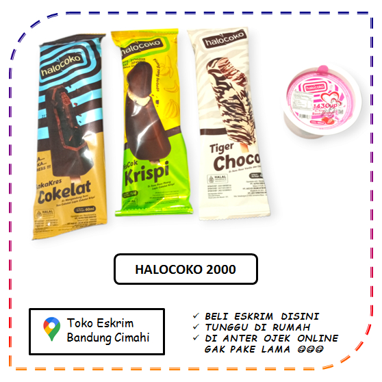 

Eskrim Halocoko Tiger Choco Picok Krispy Kakakres Cokelat 143 Cup Strawberry