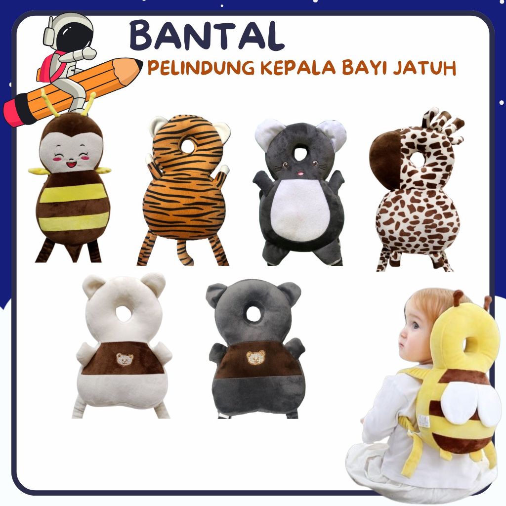 BANTAL PELINDUNG KEPALA BAYI-PELINDUNG KEPALA BAYI ANAK JATUH BELAJAR BERJALAN DAN MERANGKAK