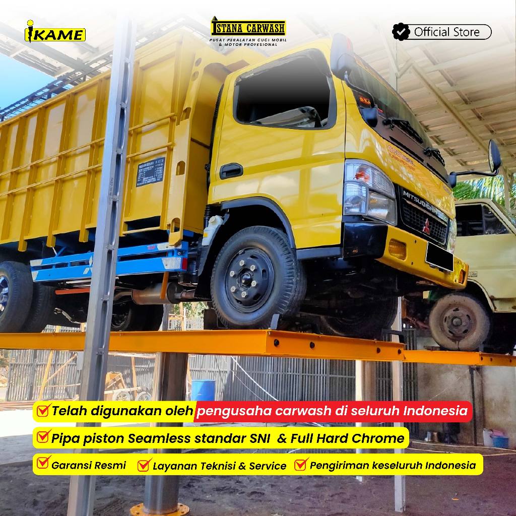 Hidrolik Cuci Mobil Power-H / Hidrolik Cuci Mobil Truck kapasitas 6 ton Ikame