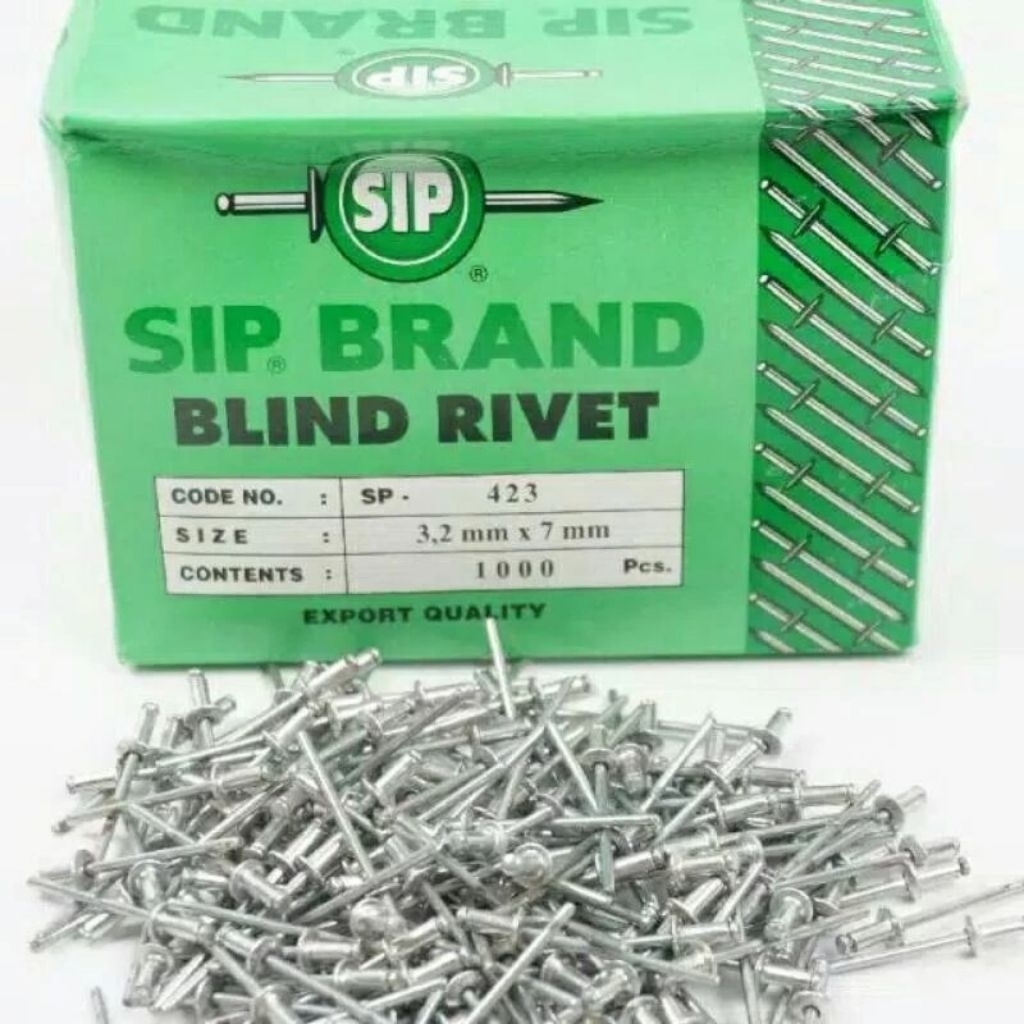 paku rivet merk SIP| blind rivet| paku kaling (Type 423)