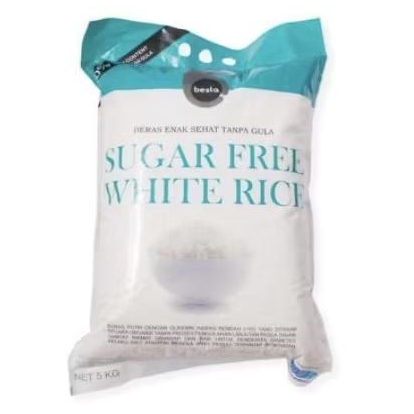 

Besta beras putih organik bebas gula beras sugarr free 5 kg