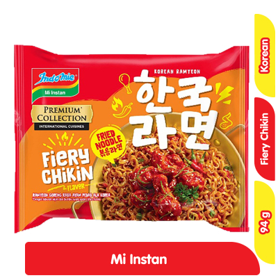 

Indomie Mi Instan Goreng Fiery Chikin 94 g / Indomie Rasa Fiery Chikin