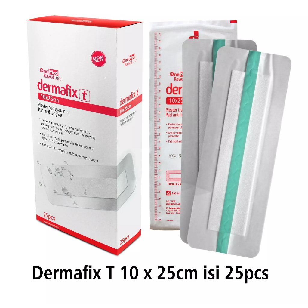 Dermafix T Plester Anti Air 10x25cm ECER