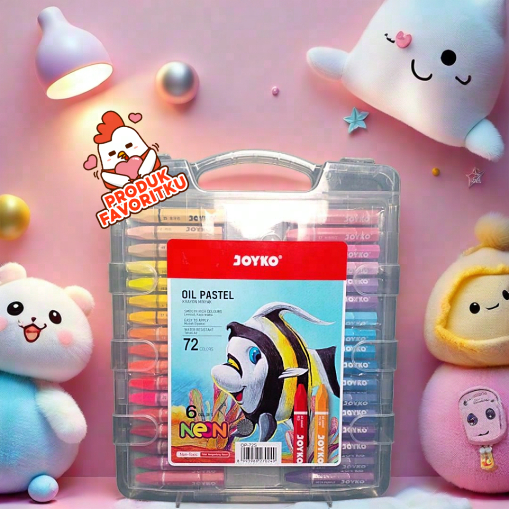 

CRAYON / KRAYON MINYAK JOYKO ISI 72 WARNA / OIL PASTEL / KRAYON / KRAYON WARNA