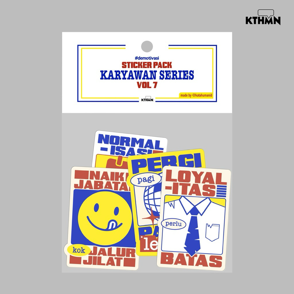 

Karyawan Series Vol. 7 - Sticker Pack | SP - 084