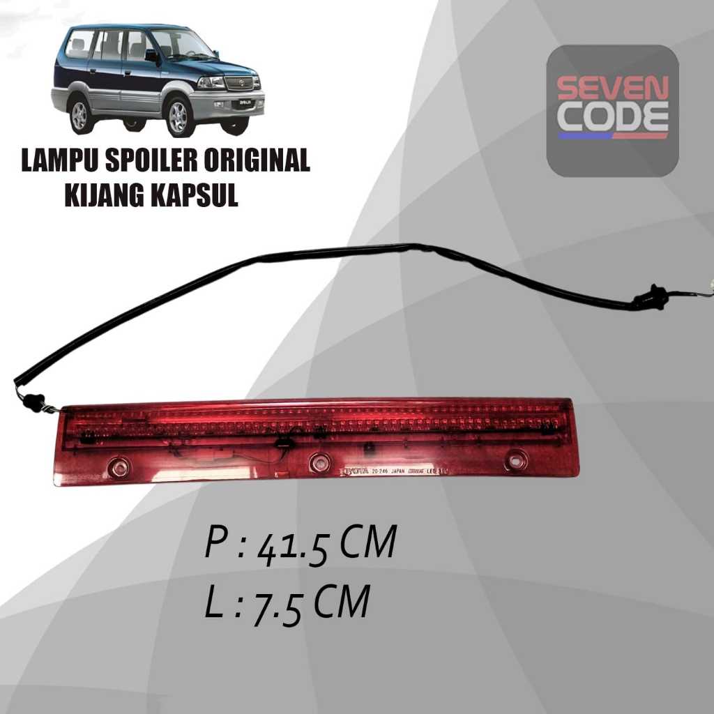 LAMPU SPOILER ORIGINAL KIJANG KAPSUL LGX / ORIGINAL LAMPU SPOILER BELAKANG KIJANG LAMA