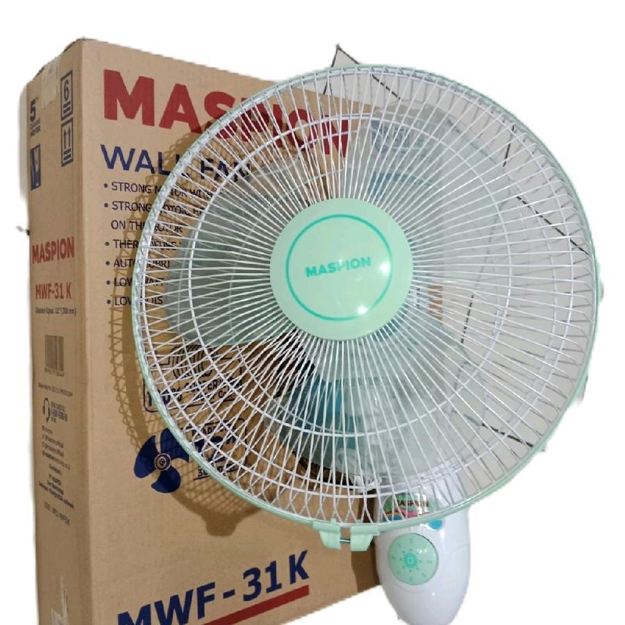 KIPAS ANGIN DINDING MASPION MWF-31K BERGARANSI RESMI / MASPION KIPAS ANGIN DINDING 12 inch
