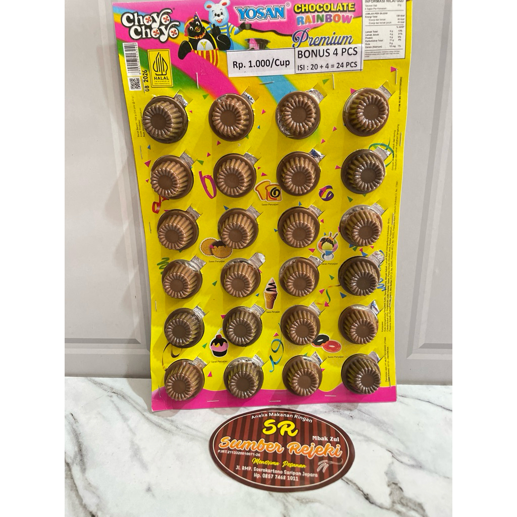 

CHOYO COKLAT ISI 24 PCS