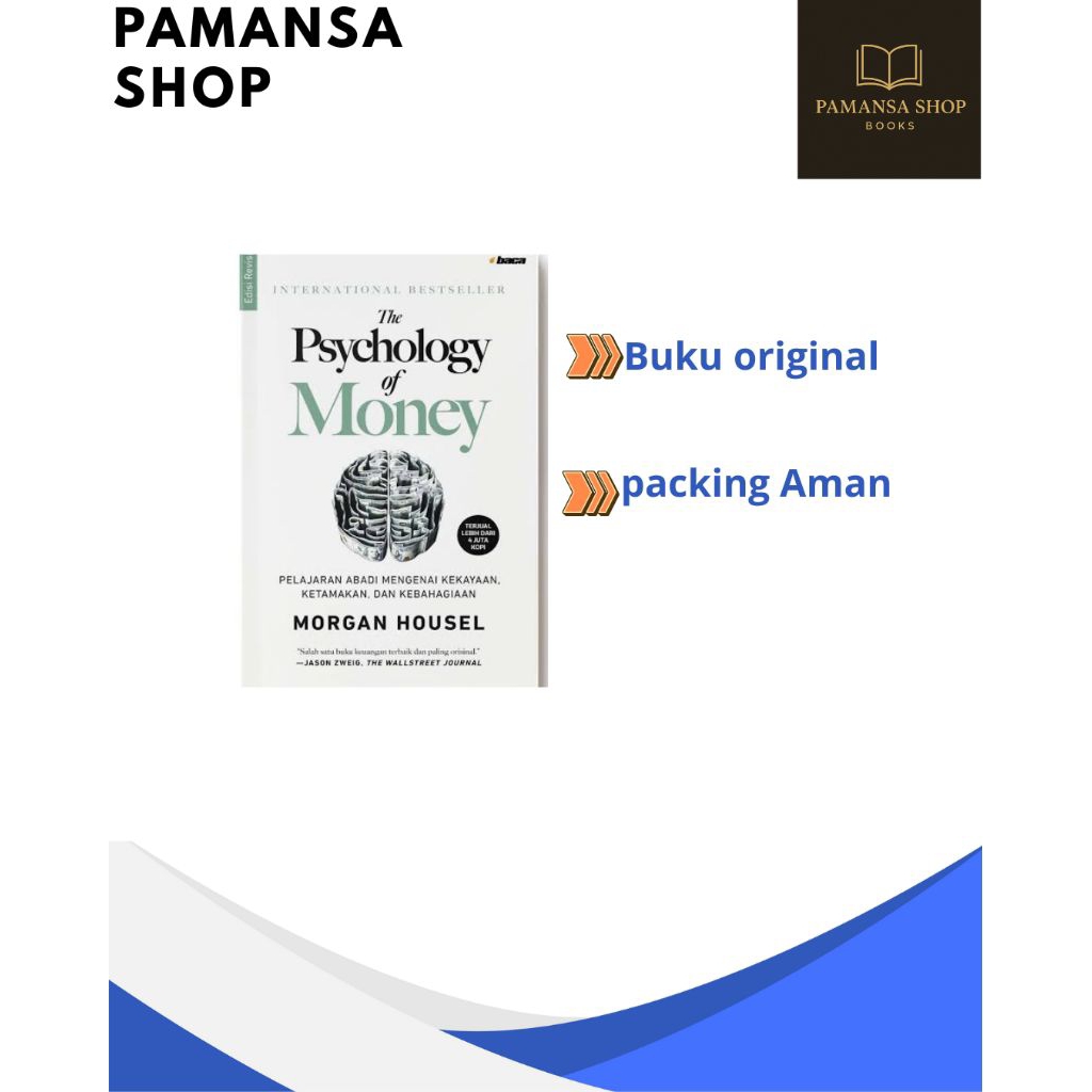 The Psychology of Money - Morgan Housel | Buku Finansial Terlaris - Edisi Terjemahan Resmi