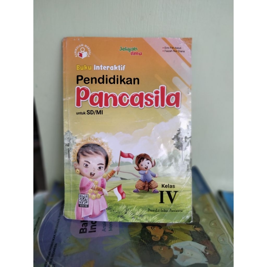 buku ppkn/pendidikan Pancasila kelas 4/IV sd mi kurikulum merdeka