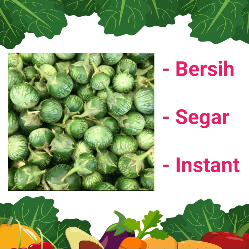 

TERONG BULAT/LALAPAN SEGAR DAN BERSIH - PALEMBANG