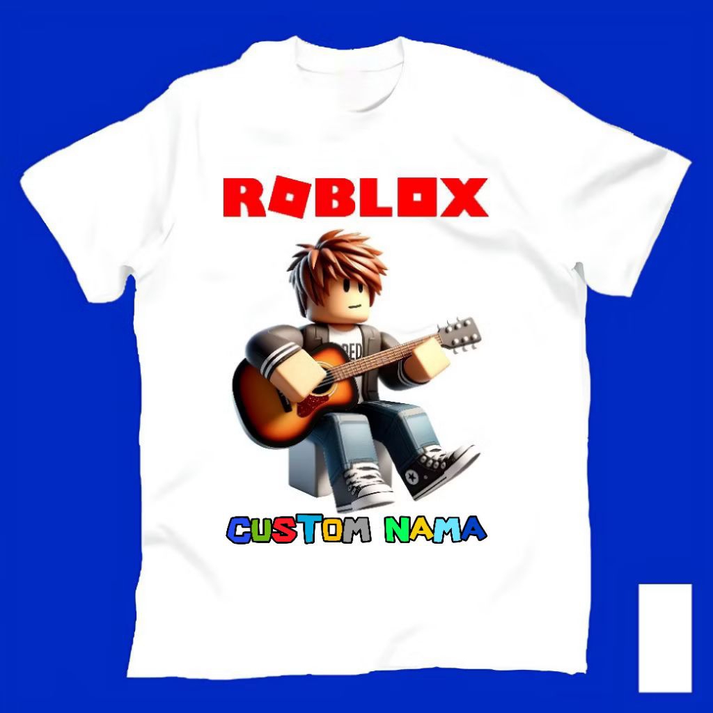Kaos Baju Tshirt Cewek Perempuan Unisex Cowok Pria Anak Remaja Dewasa Game Roblox Roblox Pc gaming C