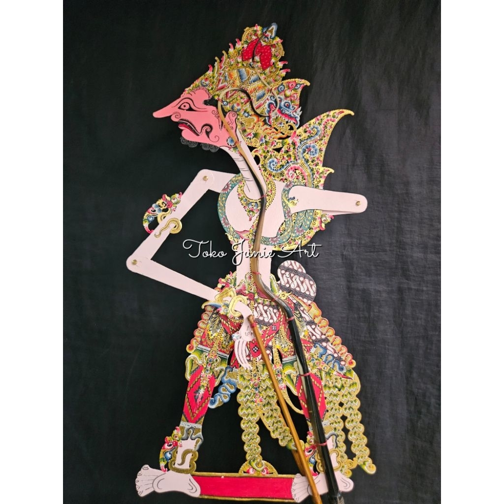 Wayang Kulit asli Prabu Baladewa bolodewo Kulit kerbau gapit Sungu Original handmade asli premium