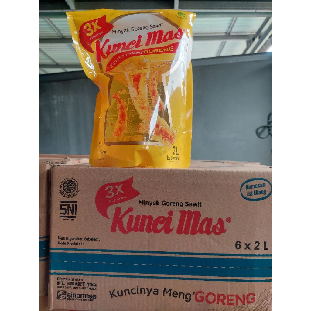 

Minyak goreng kuncimas 2liter 1dus