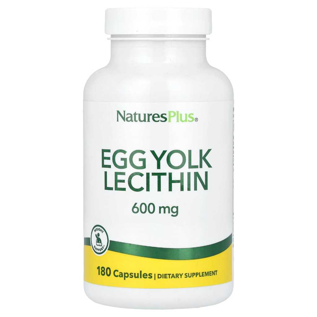 Natures Plus Egg Yolk Lecithin 180 Capsules