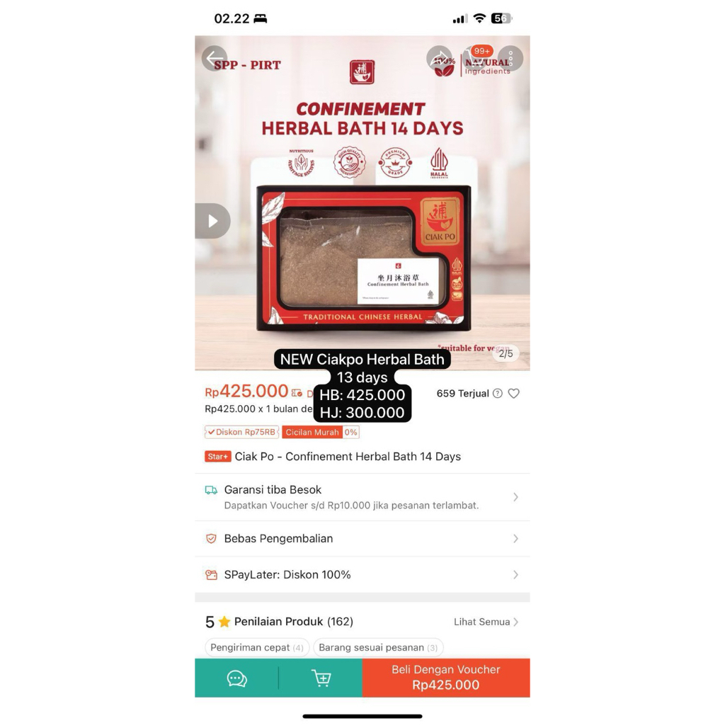 ciakpo herbal bath 13 days