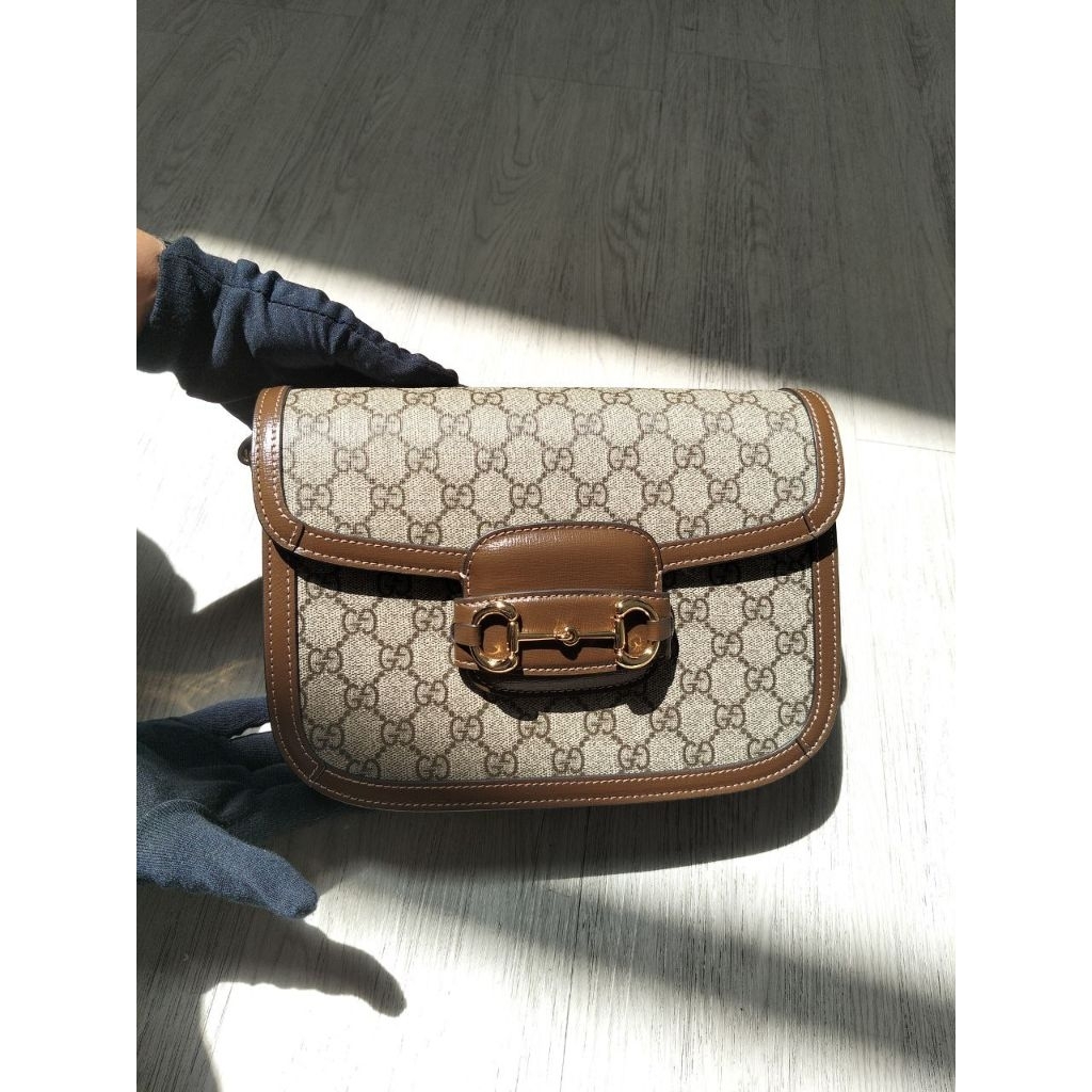 Tas bahu/slempang wanita Guc**i horsebit (PRELOVED) like new