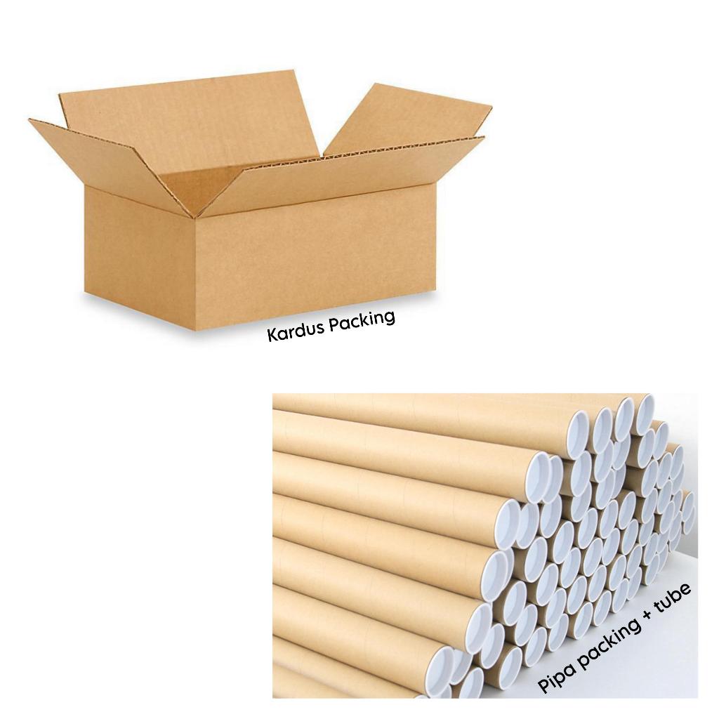 

Packing kardus atau pipa tube untuk CELLOPHANE