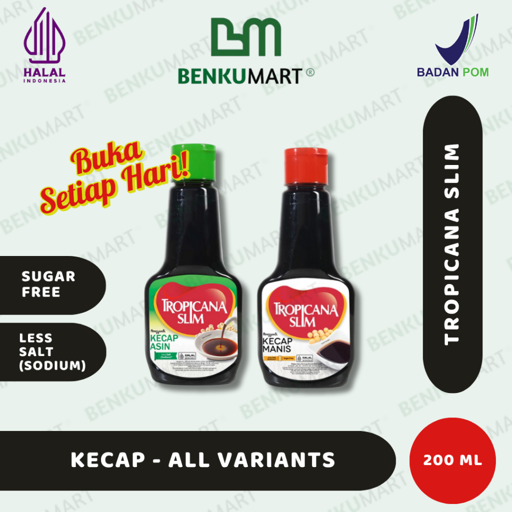 

Tropicana Slim Kecap All Variants (200 ml) - Bantu Dukung Hidup Sehat
