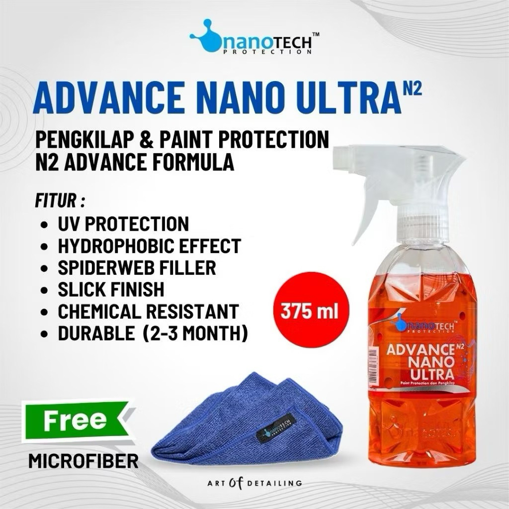 ADVANCE NANO ULTRA - Nano Ceramic Coating - Paint Protection - Soft Coating - Perawatan Coating - So