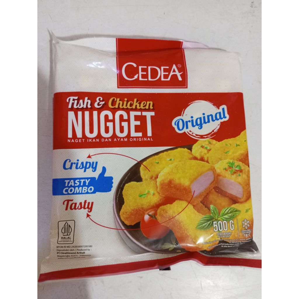 

Cedea fish and chiken nugget original 500gr