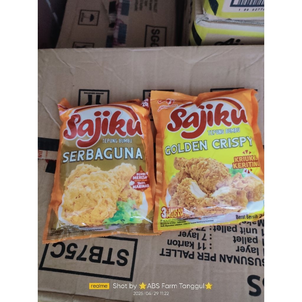 

Sajiku Tepung Bumbu Serbaguna & Golden Cryspy 220&200gr