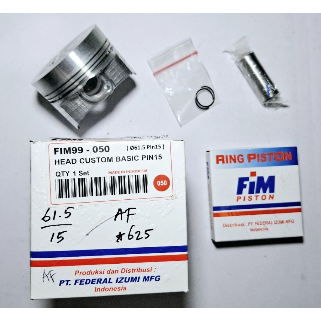 Piston kit /Seher Fim ukuran 61,5 pen 15