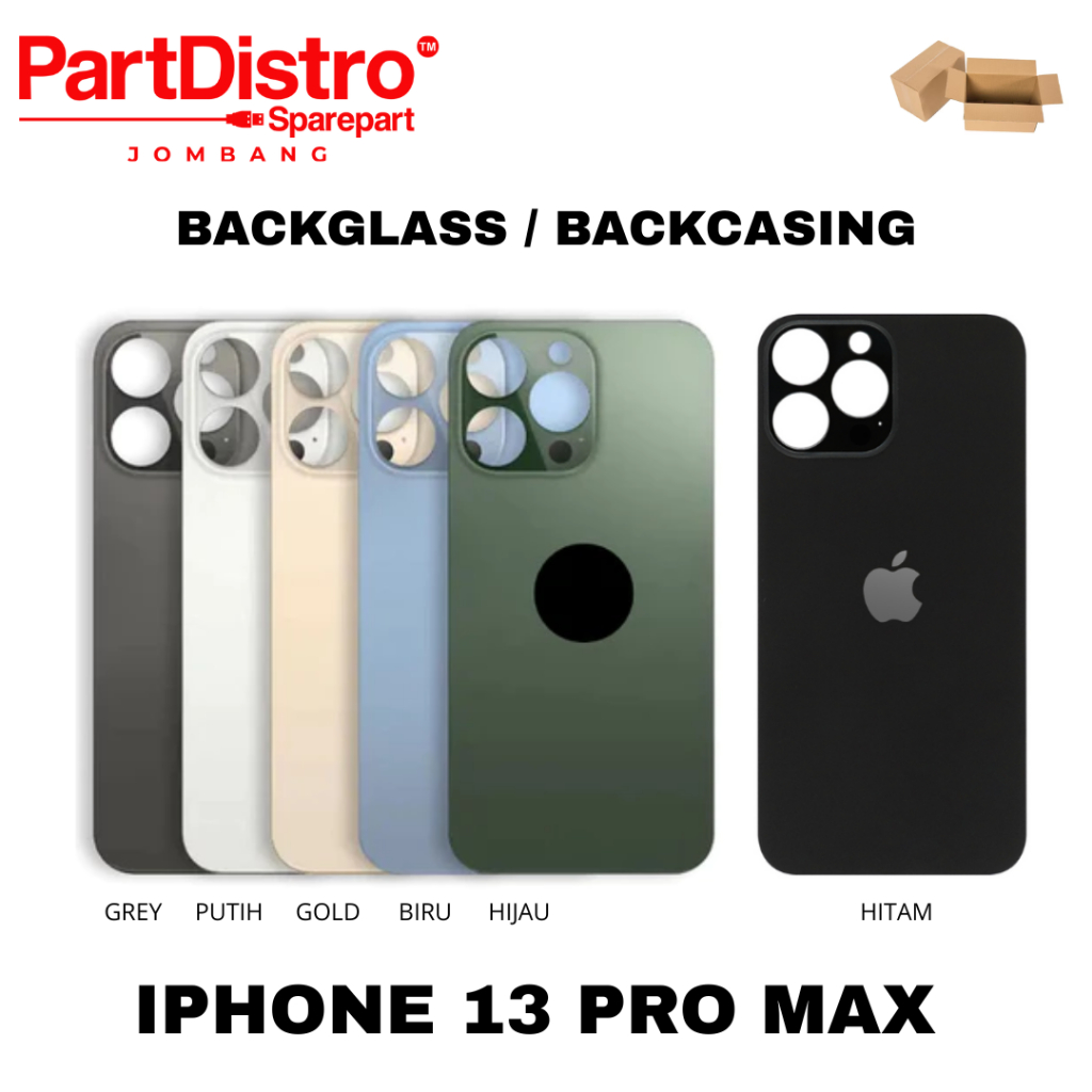 [READY STOK] BACKGLASS / BACKCASING / BACKDOOR / TUTUP BELAKANG IPHONE 13 PRO MAX