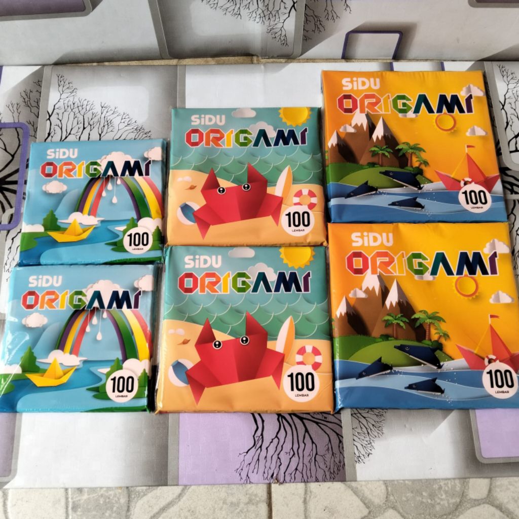 

Kertas Lipat Origami, Warna Kertas 1 Sisi, Isi 100 Lembar