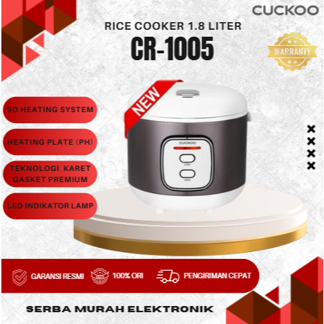 CUCKOO CR-1005 Magic Com Mechanical Rice Cooker 1.8 L