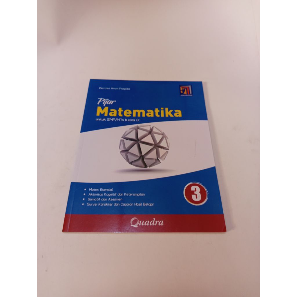 buku original - pijar matematika untuk SMP kelas 9 K merdeka quadra