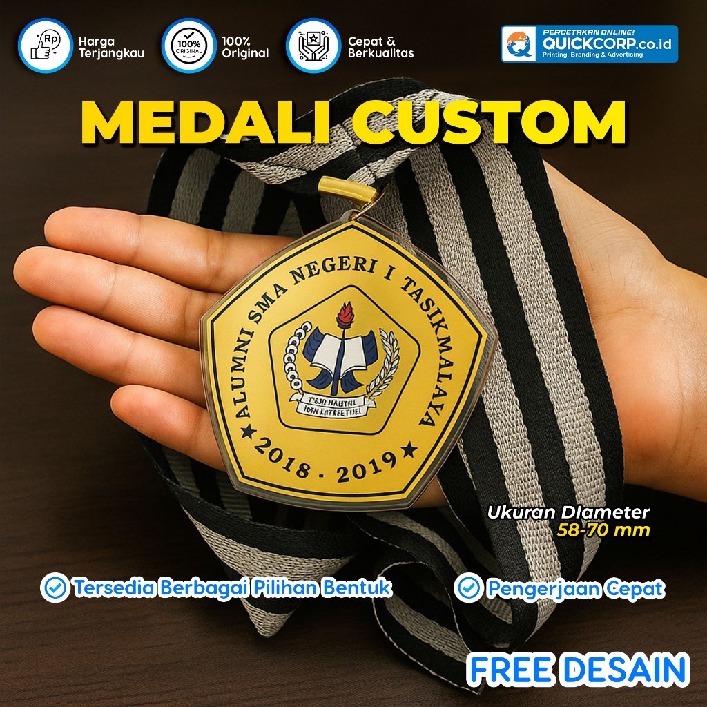 

Medali Wisuda - Medali Wisuda Custom - Medali Nama Custom