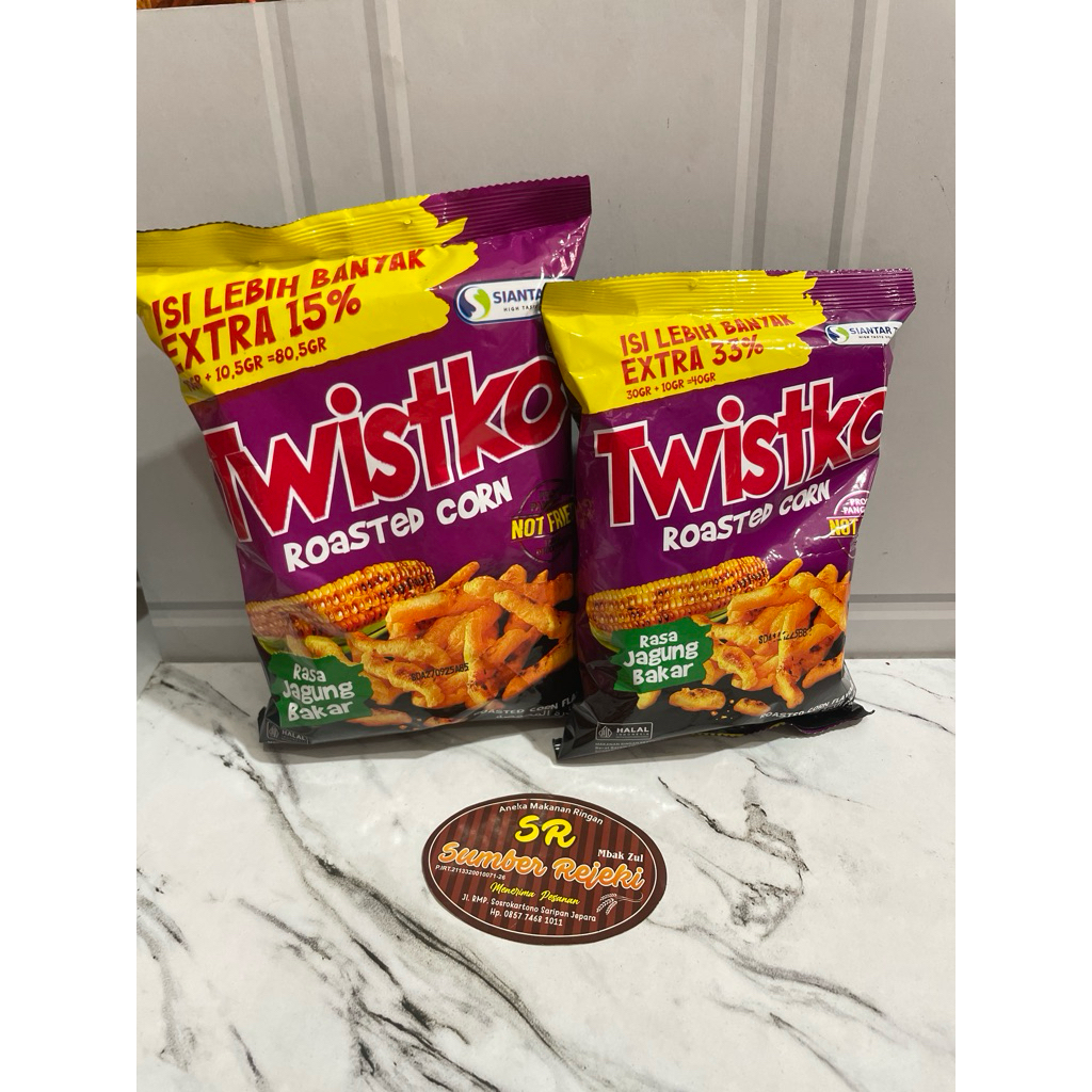 

TWISTKO ROASTED CORN BERAT 40gram - 70 gram