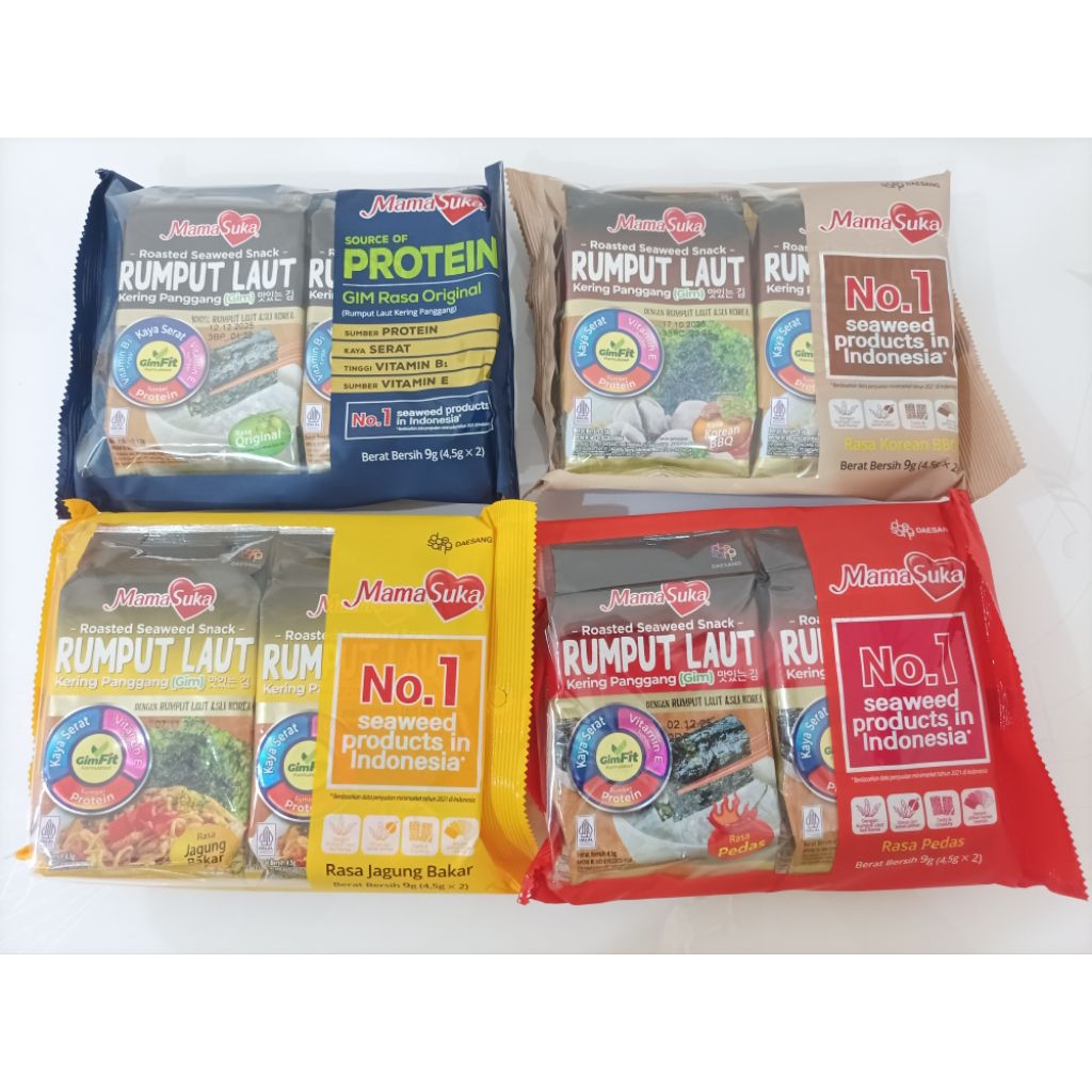 

Mama Suka rumput laut 4,5gr×2
