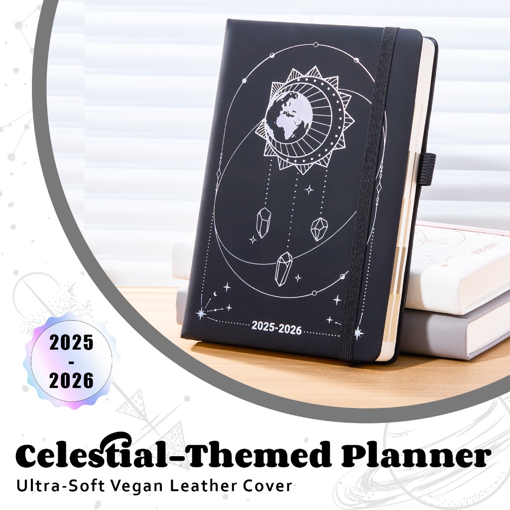 

[Whispers] [COD] Perencana Agenda Jul 2025-Jun 2026 Buku Catatan A5 Mingguan Bulanan Buku Harian