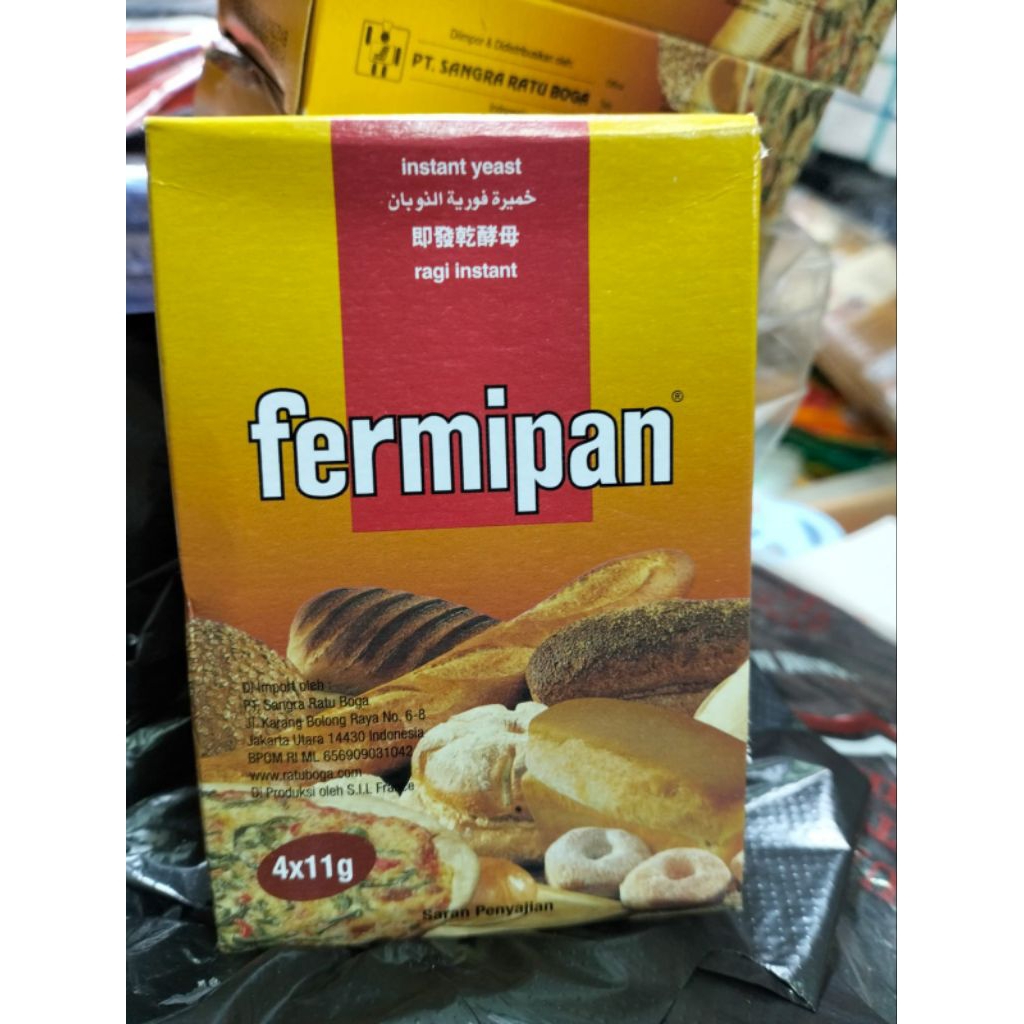 

fermipan kotak isi 4 sachet @11gram