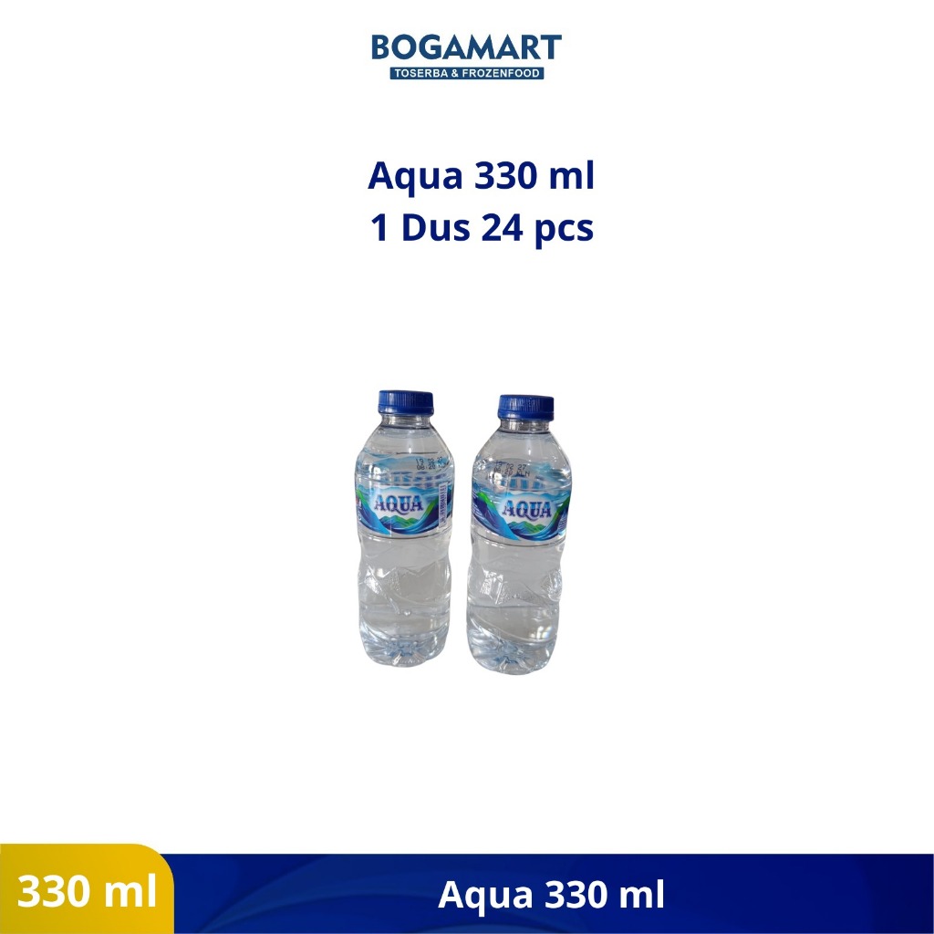 

Aqua Botol 330ML 1Dus Isi 24Pcs